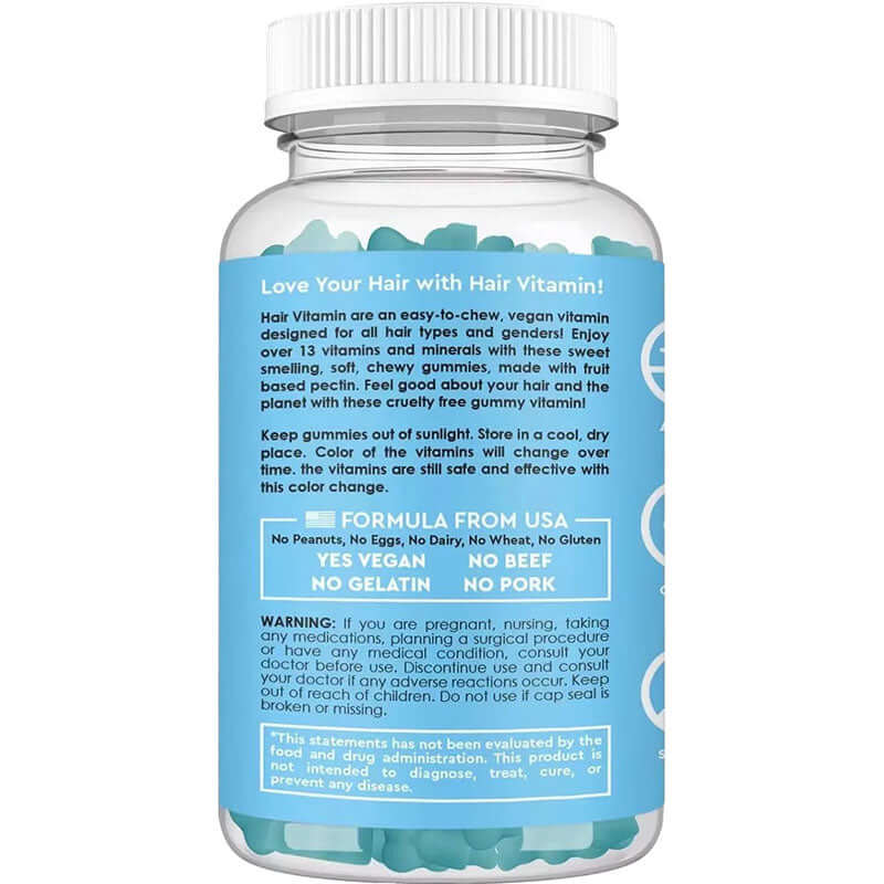 Hair gummies with biotin growth eprolo